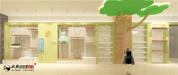 銀川童裝店裝修|銀川童裝店裝修設(shè)計(jì)|镹臻裝飾